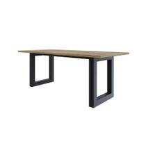 Mesa De Jantar Bronx R 200x90x77cm Brmj9200r Vermont Oak - Vermont Oak/ Mesa De Jantar Bronx R 200x90x77cm Brmj9200r Vermont Oak - Vermont Oak/
