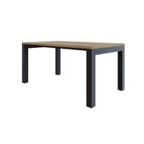 Mesa De Jantar Bronx U 160x90x77cm Brmj9160u Vermont Oak - Vermont Oak/