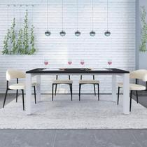 Mesa de Jantar Bronx U 180cm Est.Branca