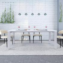 Mesa de Jantar Bronx U 200cm Est.Branca Mesa de Jantar Bronx U 200cm Est.Branca