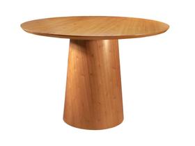 Mesa de Jantar Caribe Tampo Redondo em MDF Laminado 1,35M Mesa de Jantar Caribe Tampo Redondo em MDF Laminado 1,35M