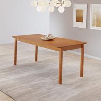 Mesa de Jantar Cativa 180cm x 90cm Retangular 6 Lugares Tampo MDF Marrom/Cinamono Mesa de Jantar Cativa 180cm x 90cm Retangular 6 Lugares Tampo MDF Marrom/Cinamono
