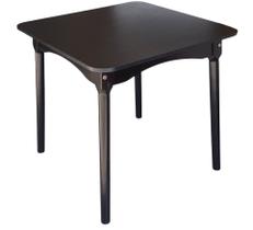 Mesa de Jantar Colonial Brisa Mesa 80X80 cm Preta Compacta Linda! ( QUADRADA )