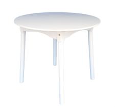 Mesa De Jantar Colonial Brisa Rústica 90cm Redonda em Madeira e Tampo em MDF com Revestimento BP