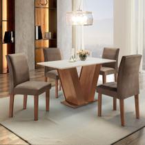 Mesa de Jantar com 4 Cadeiras Tampo Mdf Espanha Yescasa Mesa de Jantar com 4 Cadeiras Tampo Mdf Espanha Yescasa