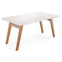 Mesa de Jantar com Tampo e Vidro 154cm Onix Madetal Mesa de Jantar com Tampo e Vidro 154cm Onix Madetal