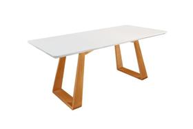 Mesa de Jantar com Vidro Moderna Dallas-2,0 Star Móveis