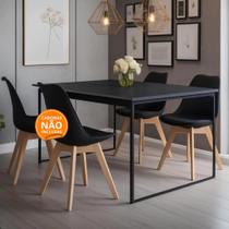Mesa de Jantar Compacta 80cm x 80cm Industrial - Ideal para Cozinha e Apartamentos Mesa de Jantar Compacta 80cm x 80cm Industrial - Ideal para Cozinha e Apartamentos