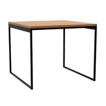 Mesa de Jantar Compacta 80cm x 80cm Industrial - Ideal para Cozinha e Apartamentos