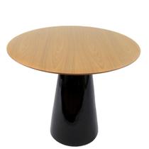 Mesa de Jantar Cone 110 cm Base Preta