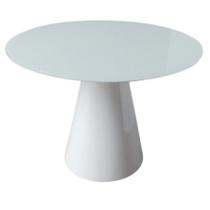 Mesa de Jantar Cone 110 cm Laqueada + Vidro Mesa de Jantar Cone 110 cm Laqueada + Vidro