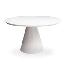 Mesa De Jantar Cone 150 Cm Laqueada Branco Mesa De Jantar Cone 150 Cm Laqueada Branco