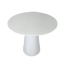 Mesa de Jantar Cone 60 cm Laqueada Branca Mesa de Jantar Cone 60 cm Laqueada Branca