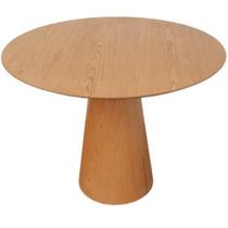 Mesa de Jantar Cone 90 cm Base Madeira Freijó Tampo Freijó Mesa de Jantar Cone 90 cm Base Madeira Freijó Tampo Freijó