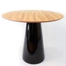 Mesa de Jantar Cone 90 cm Tampo Nogueira