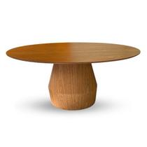 Mesa de Jantar Cone Balone 180x100 cm Freijó Natural e Design Exclusivo