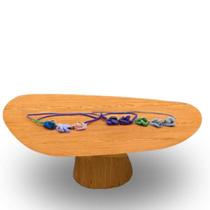 Mesa de Jantar Cone Organica 120x80cm Madeira Freijó