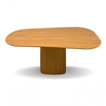 Mesa De Jantar Cone Organica 120x90cm Madeira Freijó Mesa De Jantar Cone Organica 120x90cm Madeira Freijó