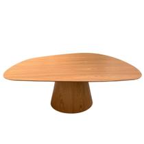 Mesa de Jantar Cone Organica 180x100cm Base Madeia Freijó Tampo freijó
