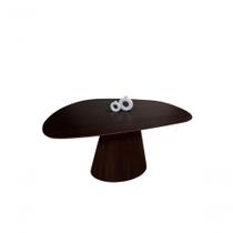 Mesa de Jantar Cone Orgânica 4 Lugares MDF 120x80CM Amadeirado Modelar Art Moveis Mesa de Jantar Cone Orgânica 4 Lugares MDF 120x80CM Amadeirado Modelar Art Moveis