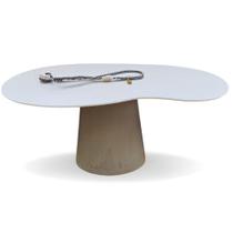 Mesa De Jantar Cone Orgânica Bean 160x90cm Mesa De Jantar Cone Orgânica Bean 160x90cm