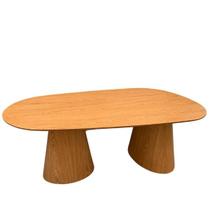 Mesa de Jantar Cone Organica Tripper 198x122cm Madeira Freijó