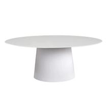 Mesa de Jantar Cone Oval 120x80 cm Laqueada - Linn Shop