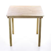 Mesa de Jantar Cozinha Quadrada Madeira Moderna 4 Lugares 80cm