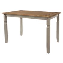 Mesa de Jantar de Madeira Cinza Lavado Mesa de Jantar de Madeira Cinza Lavado