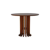 Mesa De Jantar Denver Tampo Redondo 120 Amêndoa Mesa De Jantar Denver Tampo Redondo 120 Amêndoa