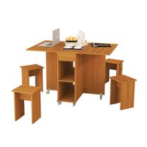 Mesa de jantar dobravel multifuncional Jade Basoto Brasil