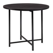 Mesa de Jantar Dobrável Redonda 86cm com Base de Aço Pop