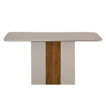 Mesa de Jantar Doha 120x80 Off White Decor Off Leifer Móveis