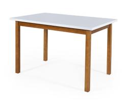 Mesa De Jantar Elisa P/ Cozinha 1,20x0,80m Moderna Branca - Móveis Mesquita