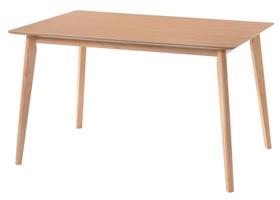 Mesa de Jantar Escandinava Tampo MDF Cor Madeira Natural 120cm - 39173 Mesa de Jantar Escandinava Tampo MDF Cor Madeira Natural 120cm - 39173