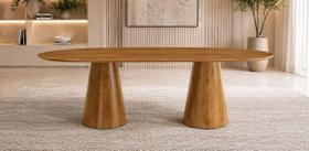 Mesa de Jantar Escultural 2,0x1,0m Noronha- Imperial Móveis Mesa de Jantar Escultural 2,0x1,0m Noronha- Imperial Móveis