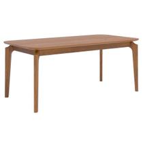 Mesa de Jantar Ficus 20509 6 Lugares Retangular Tampo MDF 180x90cm Cinamomo Milani Movelaria