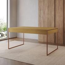 Mesa de Jantar Filadélfia Retangular Tampo Freijó 120CM X 75CM Base Ferro Cobre Mesa de Jantar Filadélfia Retangular Tampo Freijó 120CM X 75CM Base Ferro Cobre