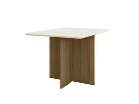 Mesa de Jantar Helo 120cm Carvalho/Off White - Poliman