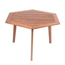 Mesa De Jantar Hexagonal Jardim Ecograndis Jatobá