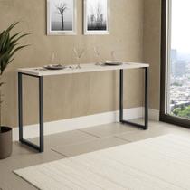 Mesa de Jantar Industrial 120x45cm para 2 Lugares KLM Móveis Mesa de Jantar Industrial 120x45cm para 2 Lugares KLM Móveis