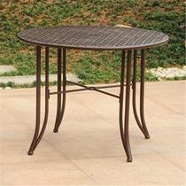 Mesa de jantar International Caravan Mandalay Iron 99cm Mesa de jantar International Caravan Mandalay Iron 99cm