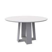 Mesa de Jantar Isabela 135x135 Off White - New Ceval