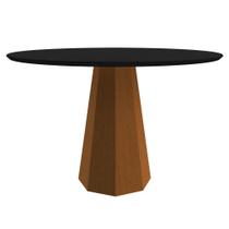 Mesa de Jantar Isis Ypê 120x120cm para 4 Cadeiras New Ceval