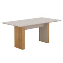 Mesa De Jantar Júlia 180x90cm Cinamomo Off White - Valdemóveis