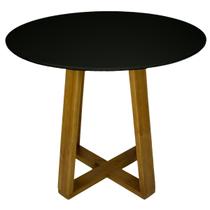 Mesa De Jantar Lary 80cm Redonda Escrivaninha Para Sala Estar Cozinha Escritório Redondo Base Madeira Mesa De Jantar Lary 80cm Redonda Escrivaninha Para Sala Estar Cozinha Escritório Redondo Base Madeira