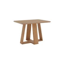 Mesa de Jantar Lins 04 Lugares Canto Arredondado com Vidro SC155 Nature - Henn Mesa de Jantar Lins 04 Lugares Canto Arredondado com Vidro SC155 Nature - Henn