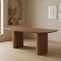 Mesa de Jantar Lintz Retangular 8 Lugares sem Vidro Mesa de Jantar Lintz Retangular 8 Lugares sem Vidro