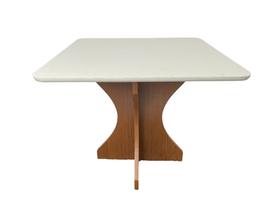 Mesa de Jantar Londres 0.90x0.90 Cinamomo/Off White