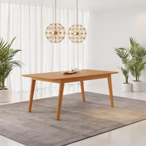 Mesa de Jantar Lorena 180x90 Tampo Madeirado em MDF